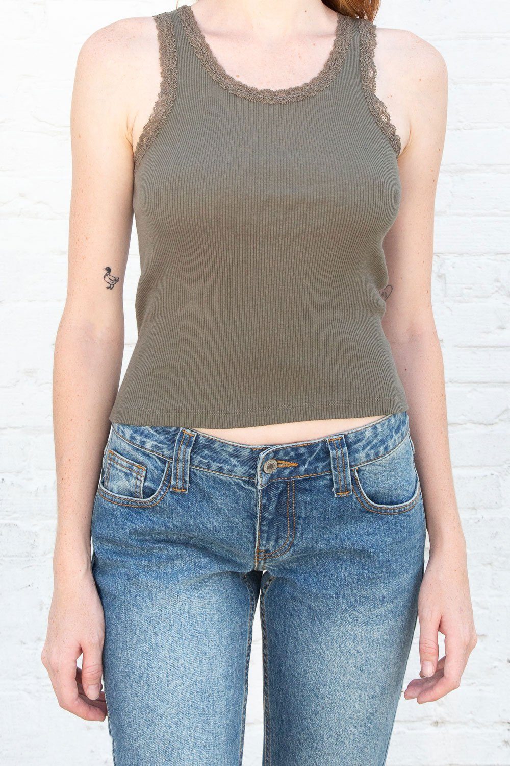 Dorothy Saari-Ronnie Rib Lace Tank