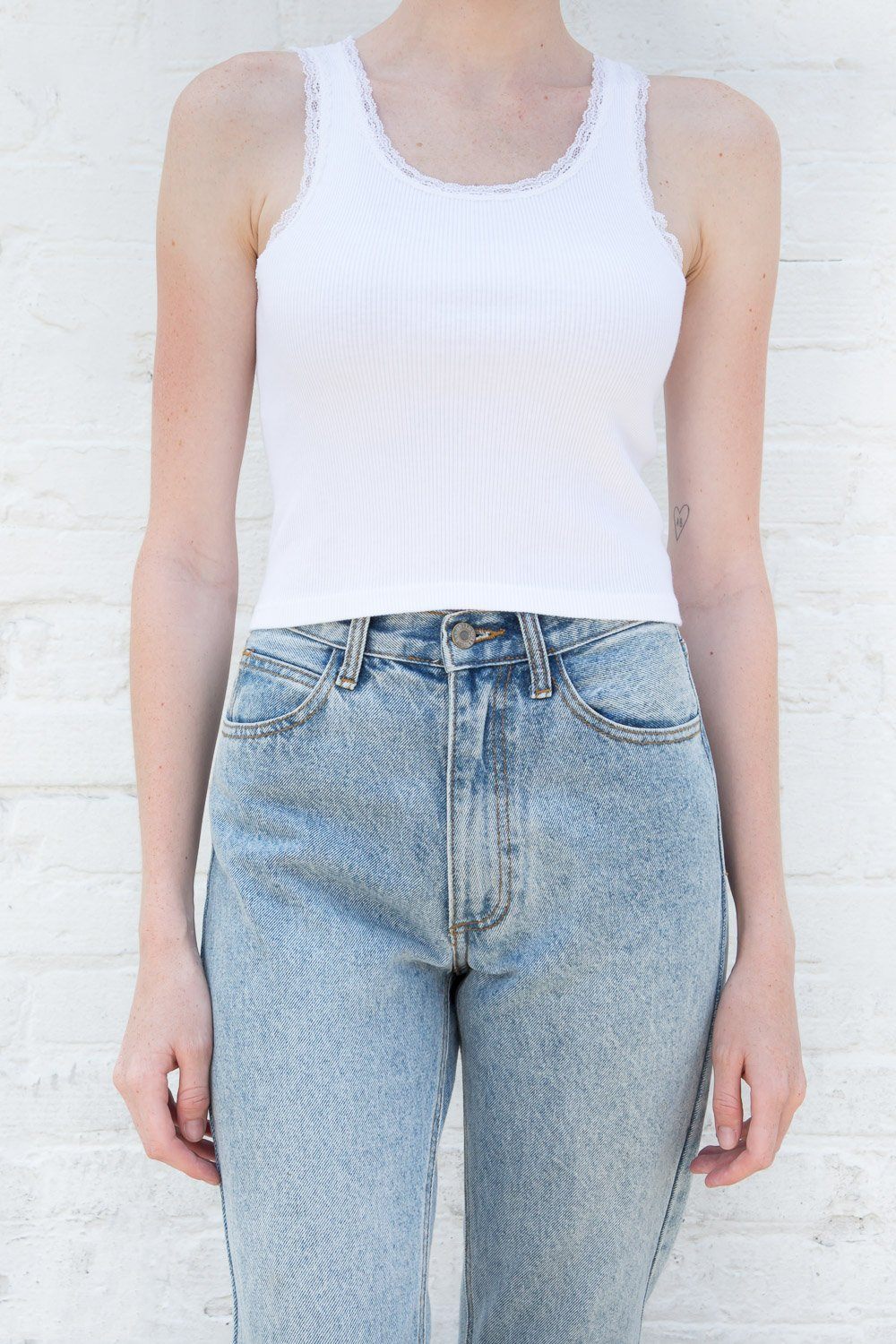Dorothy Saari-Ronnie Rib Lace Tank