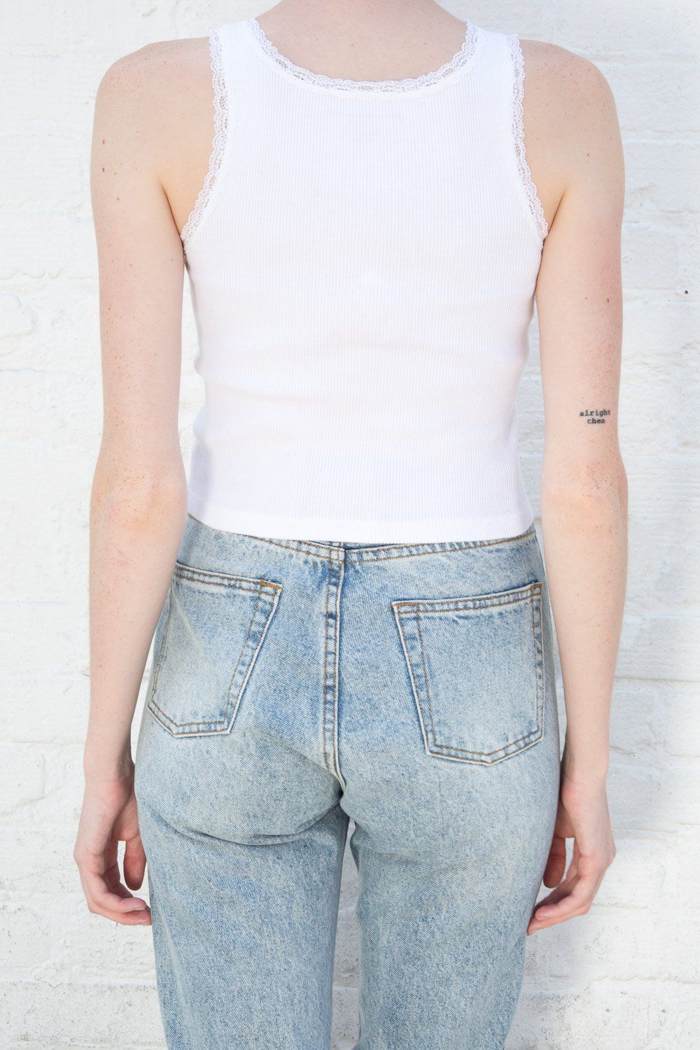 Dorothy Saari-Ronnie Rib Lace Tank