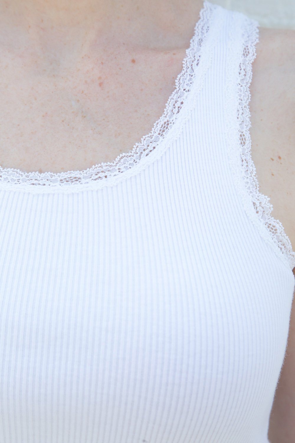 Dorothy Saari-Ronnie Rib Lace Tank