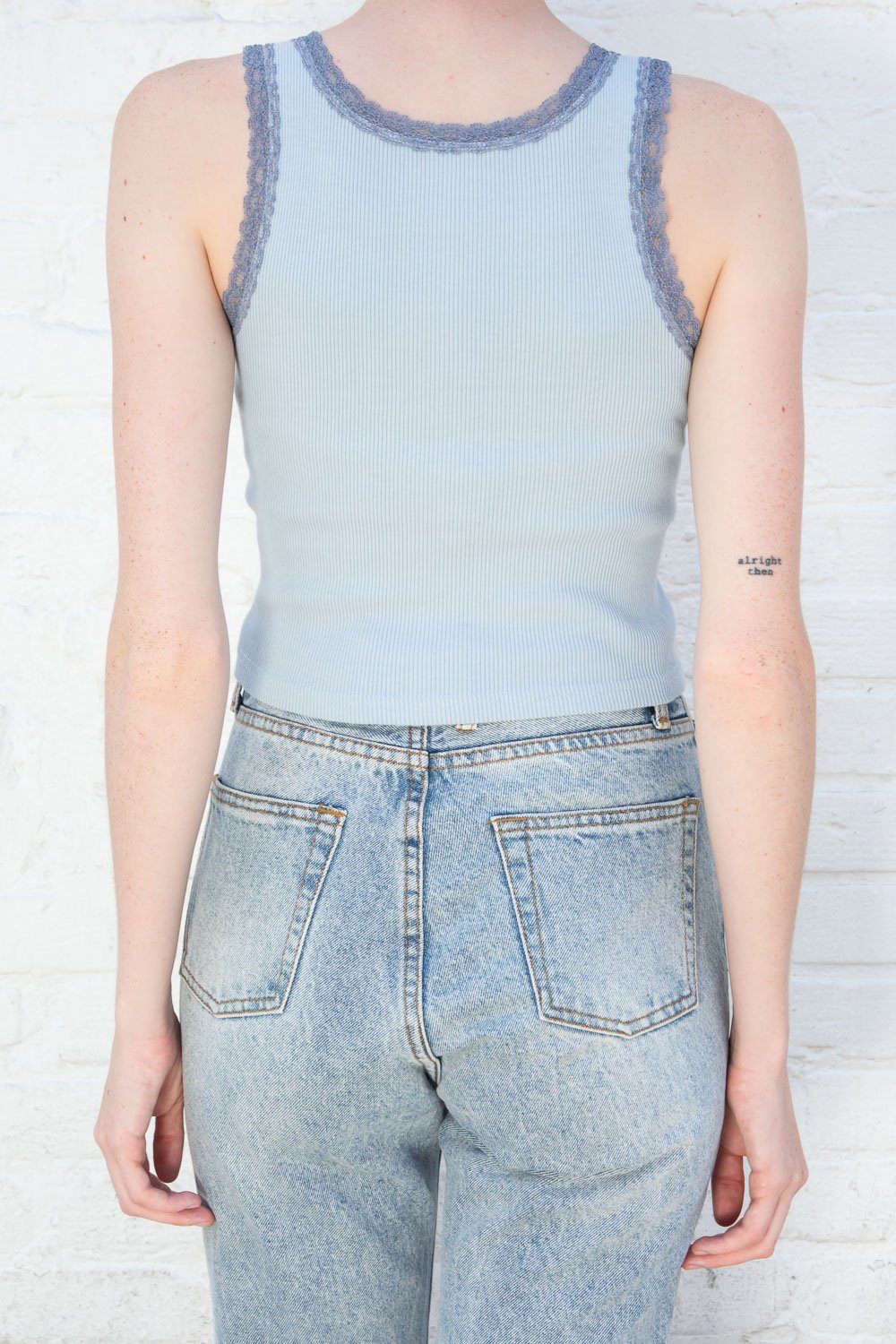 Dorothy Saari-Ronnie Rib Lace Tank