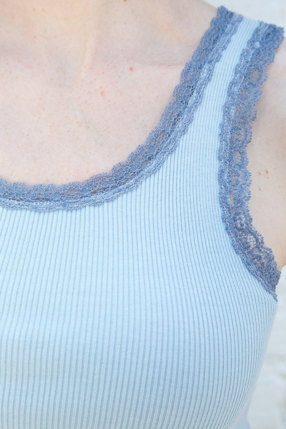 Dorothy Saari-Ronnie Rib Lace Tank