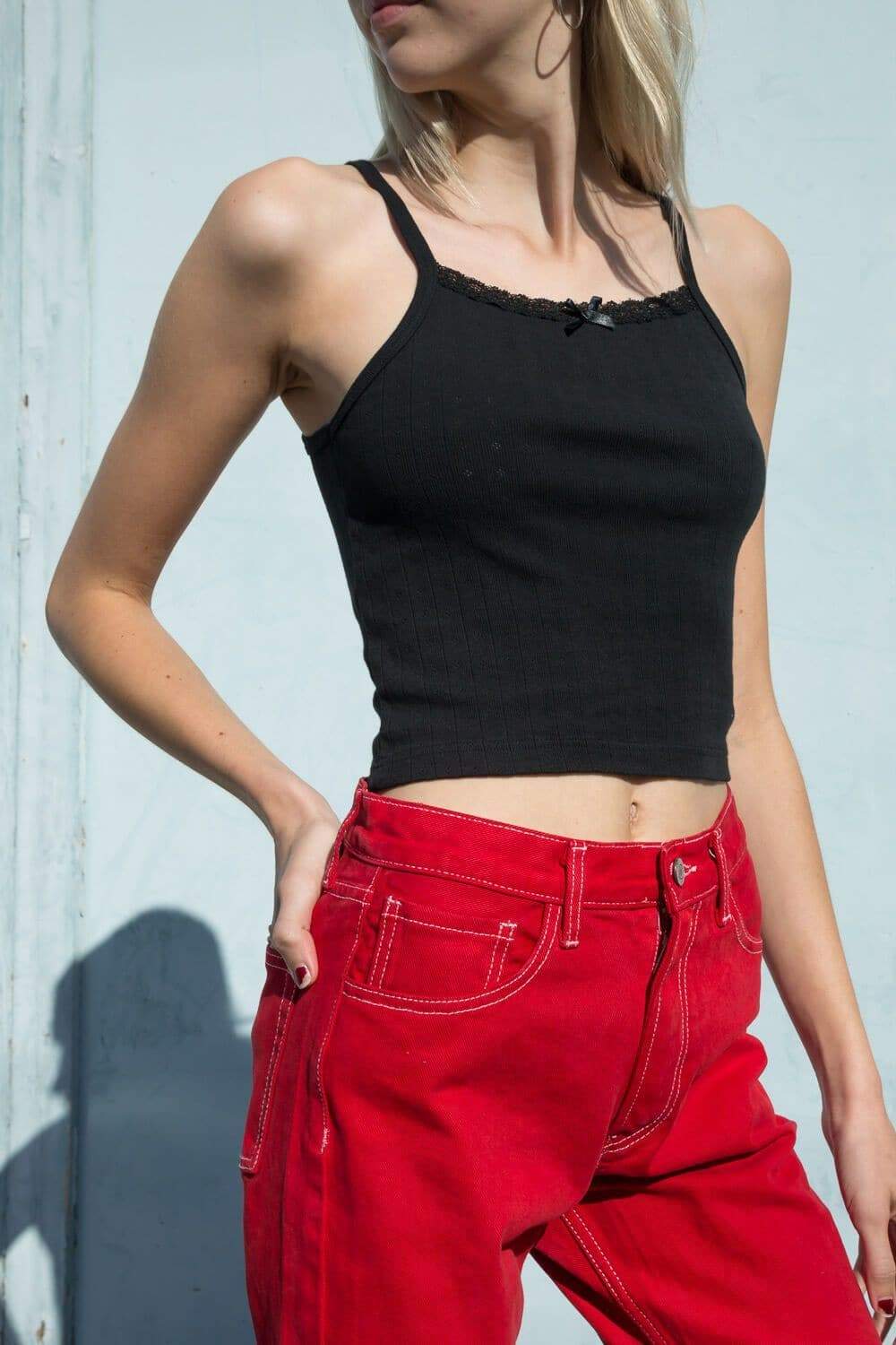 Dorothy Saari-Belle Bow Lace Tank