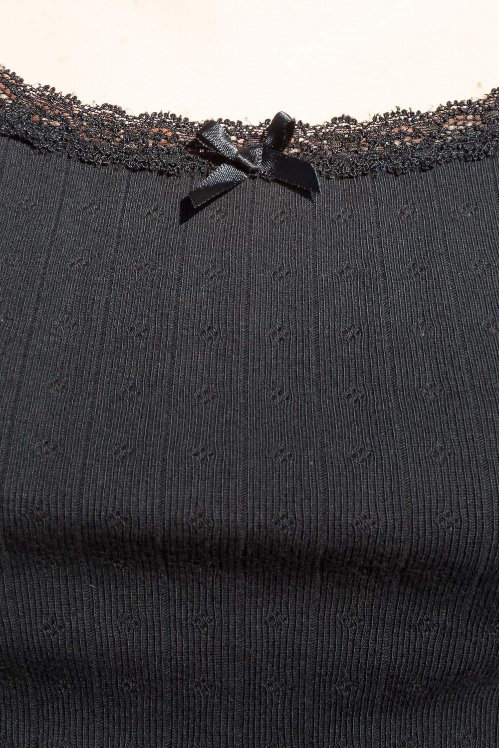 Dorothy Saari-Belle Bow Lace Tank